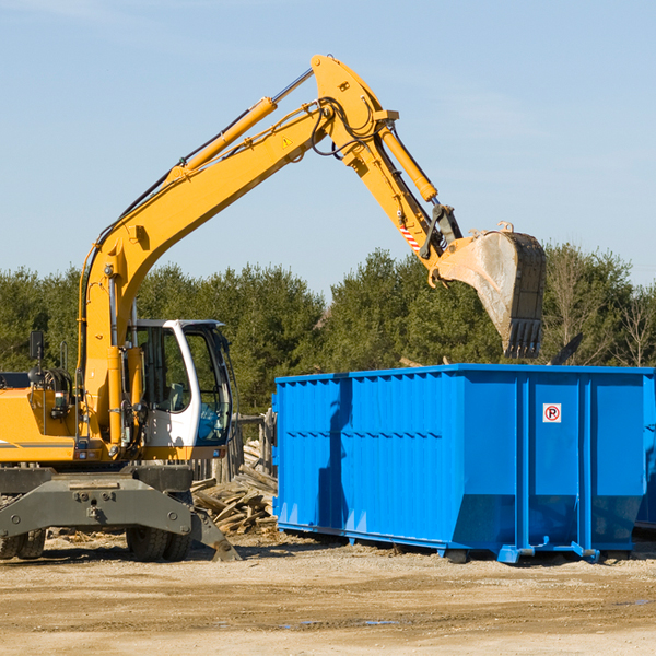 what are the rental fees for a residential dumpster in Thompson